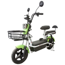 Велосипед з електромотором SPARK CITY 14`` 48V/500W/20Ah зелений